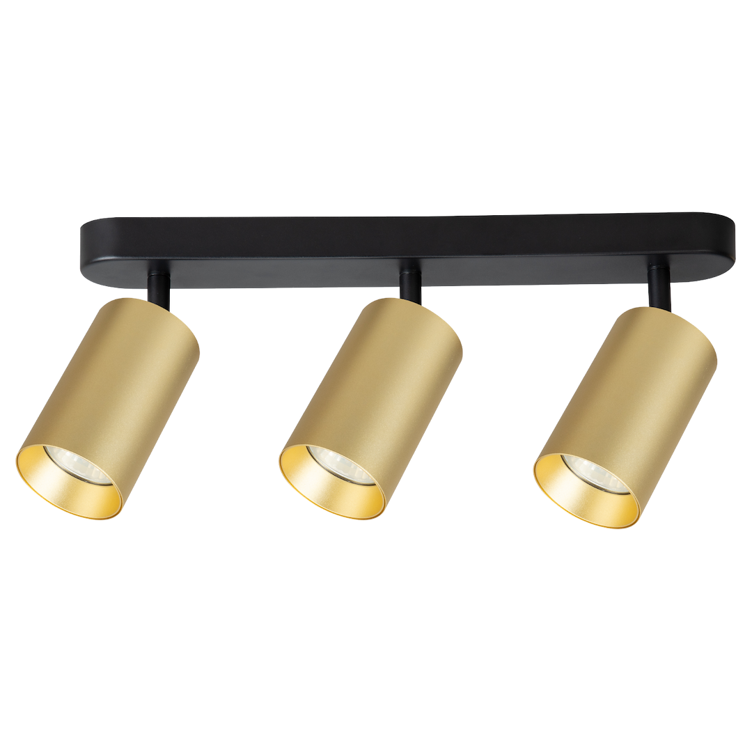 Decken Spot / Strahler PIPE Gold (3x GU10) - Milagro