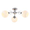 Deckenleuchte Spot Balken OSLO (3x E27) Chrom & Glas satiniert - Milagro