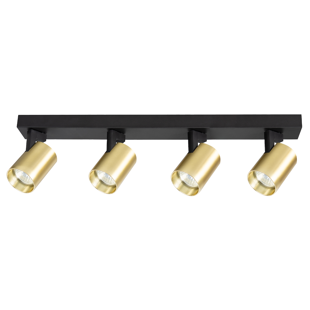 Deckenleuchte Spot / Strahler VOLF Gold (4x GU10) - Milagro