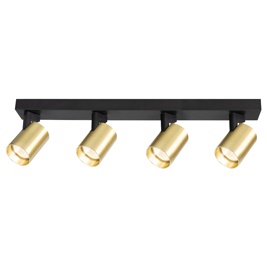 Deckenleuchte Spot / Strahler VOLF Gold (4x GU10) - Milagro