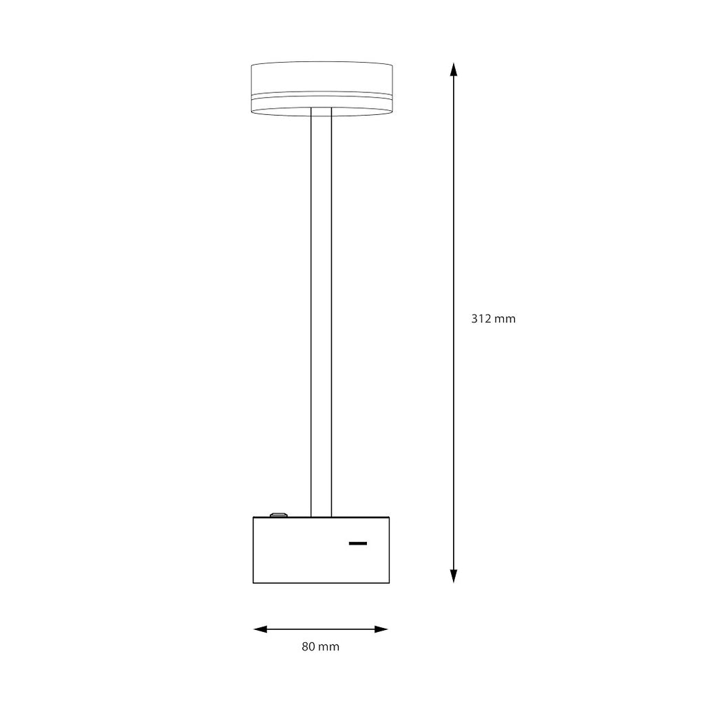 Akku Tischleuchte SAM (5W) LED - Milagro