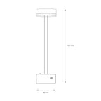 Akku Tischleuchte SAM (5W) LED - Milagro