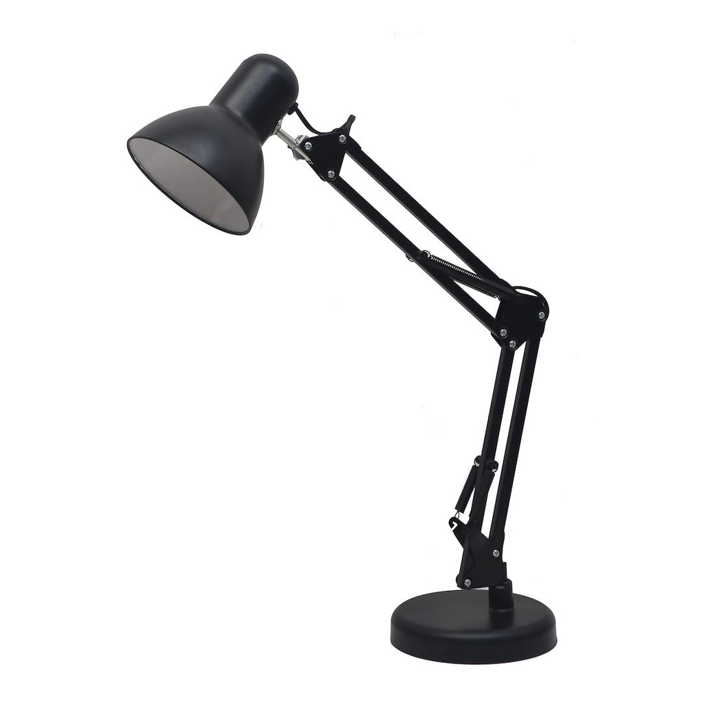 Tischleuchte Schreibtisch Nexa Schwarz (1x E27) - Milagro