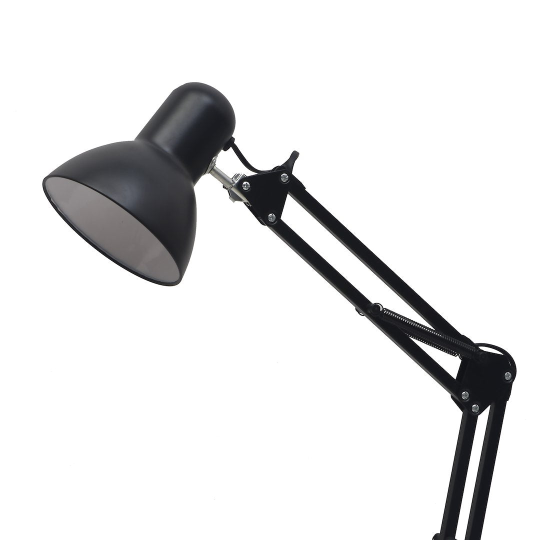 Tischleuchte Schreibtisch Nexa Schwarz (1x E27) - Milagro