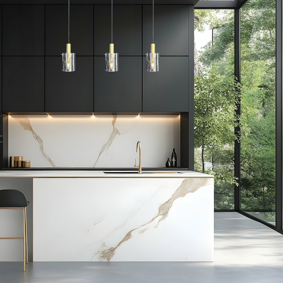 Pendelleuchte ARCADIA Gold (1x E27) - Milagro