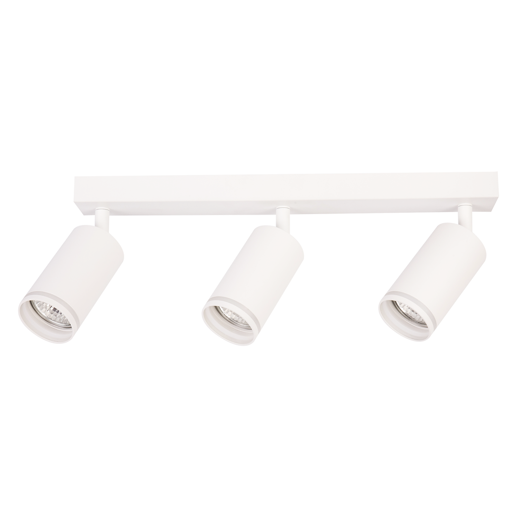 Decken Spot / Strahler RING Weiß (3x GU10) - Milagro