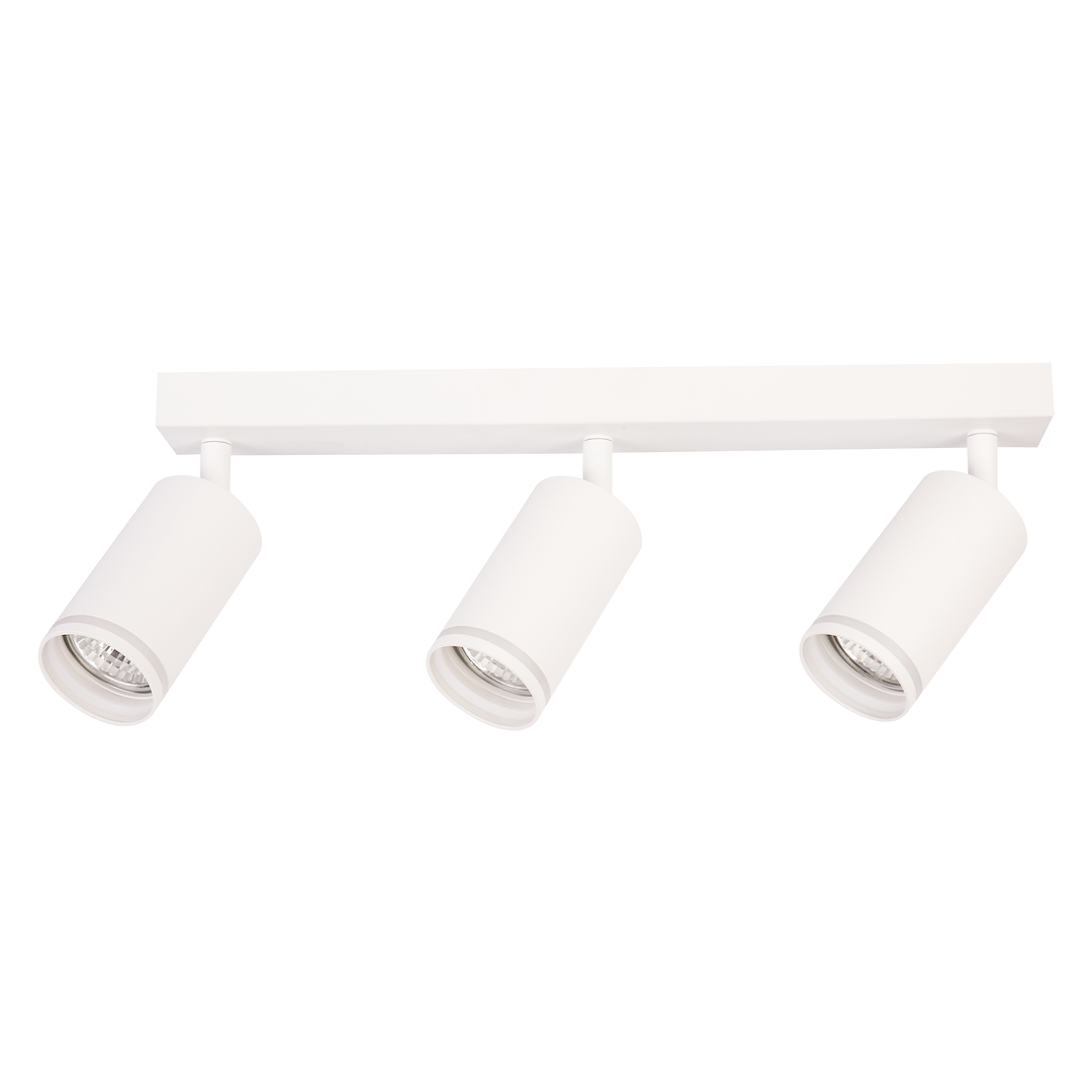 Decken Spot / Strahler RING Weiß (3x GU10) - Milagro