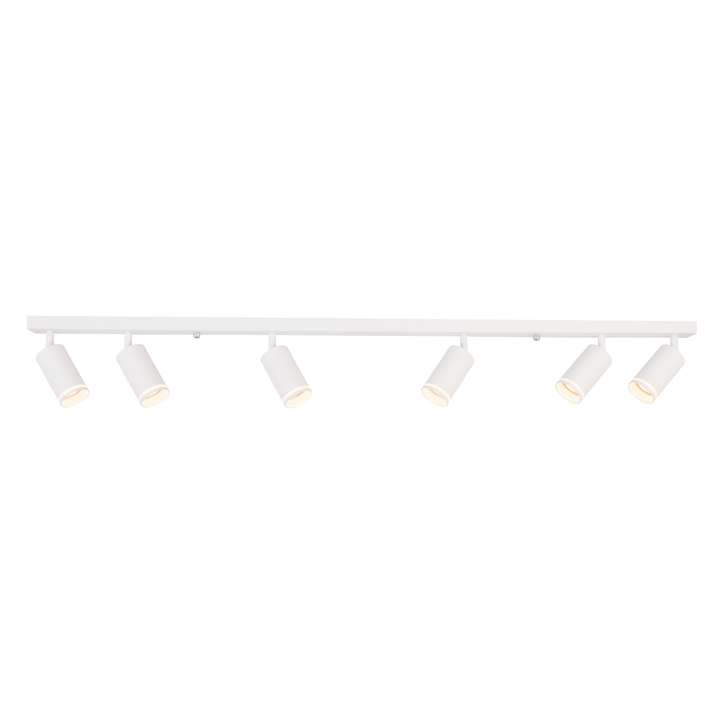 Decken Spot / Strahler RING Weiß (6x GU10) - Milagro