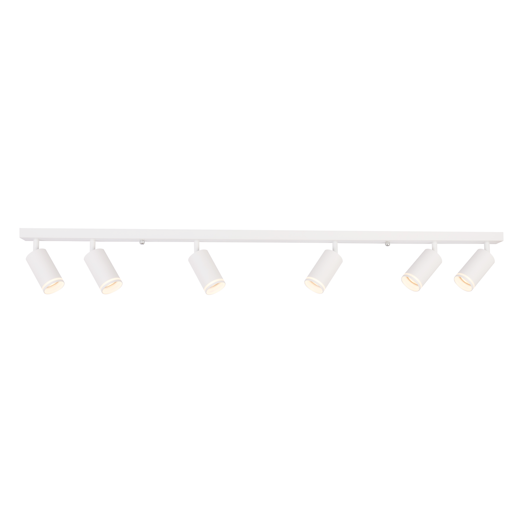 Decken Spot / Strahler RING Weiß (6x GU10) - Milagro