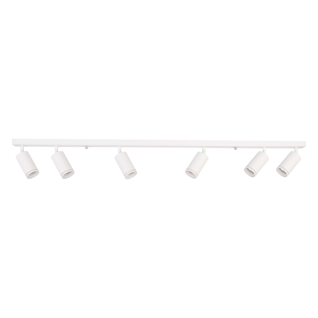 Decken Spot / Strahler RING Weiß (6x GU10) - Milagro