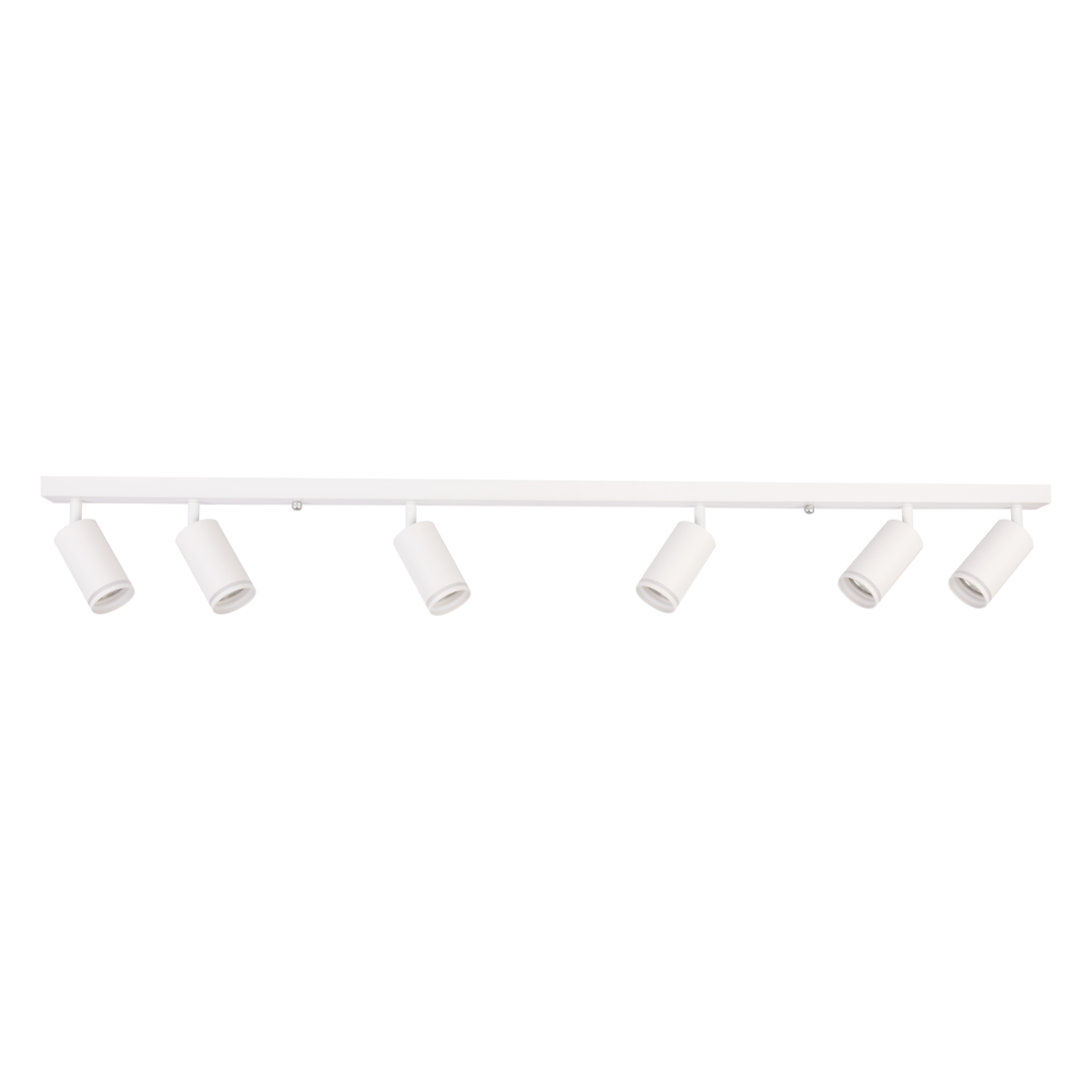 Decken Spot / Strahler RING Weiß (6x GU10) - Milagro