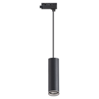 1-Phasen Pendel Spot / Strahler RING Track Schwarz (1x GU10) - Milagro
