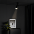 Deckenleuchte Spot / Strahler MICA Schwarz & Gold (1x GU10) - Milagro