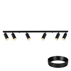 Deckenleuchte Spot / Strahler MICA Schwarz & Gold (6x GU10) - Milagro