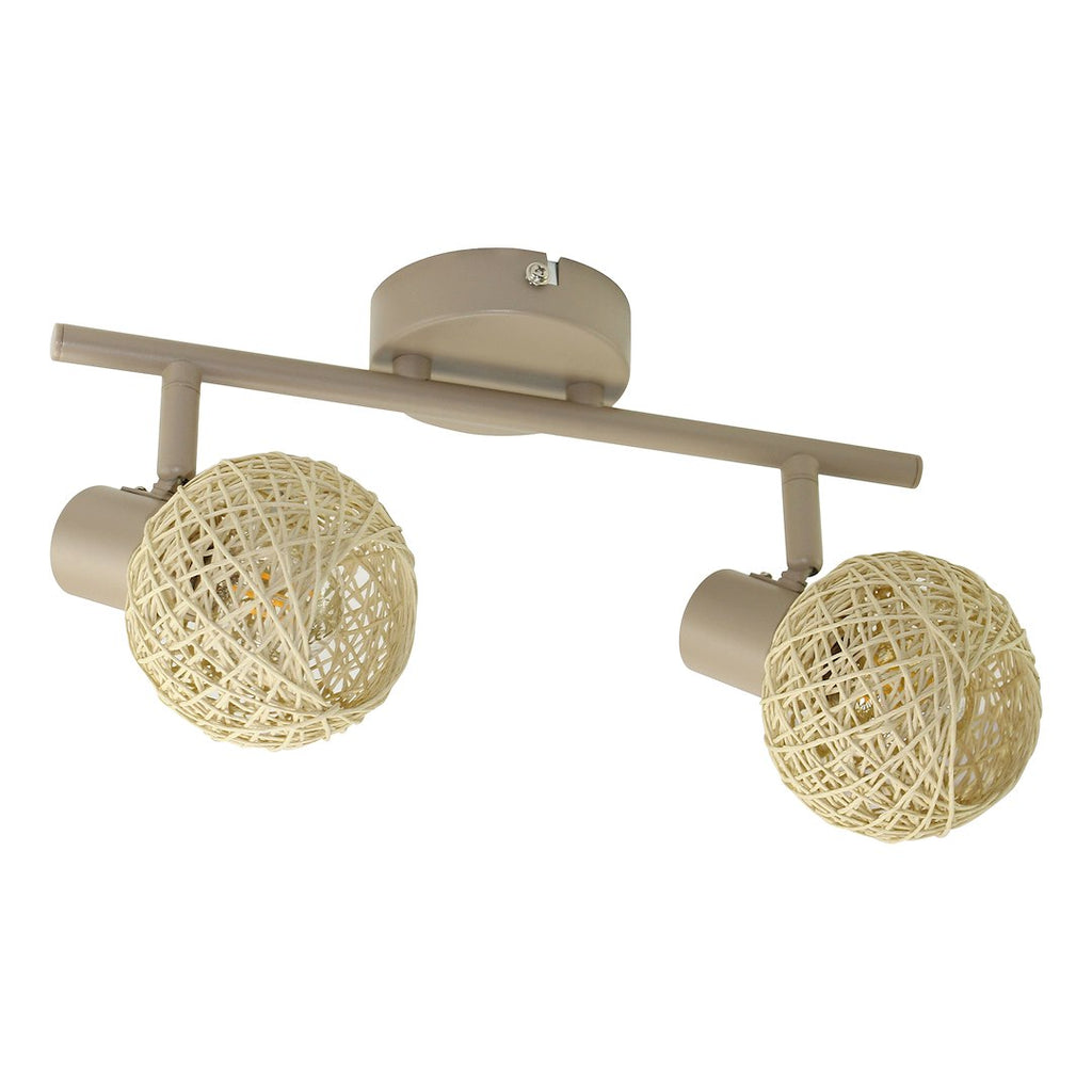 Deckenleuchte DEX (2x E14) Beige / Kaschmir - Milagro
