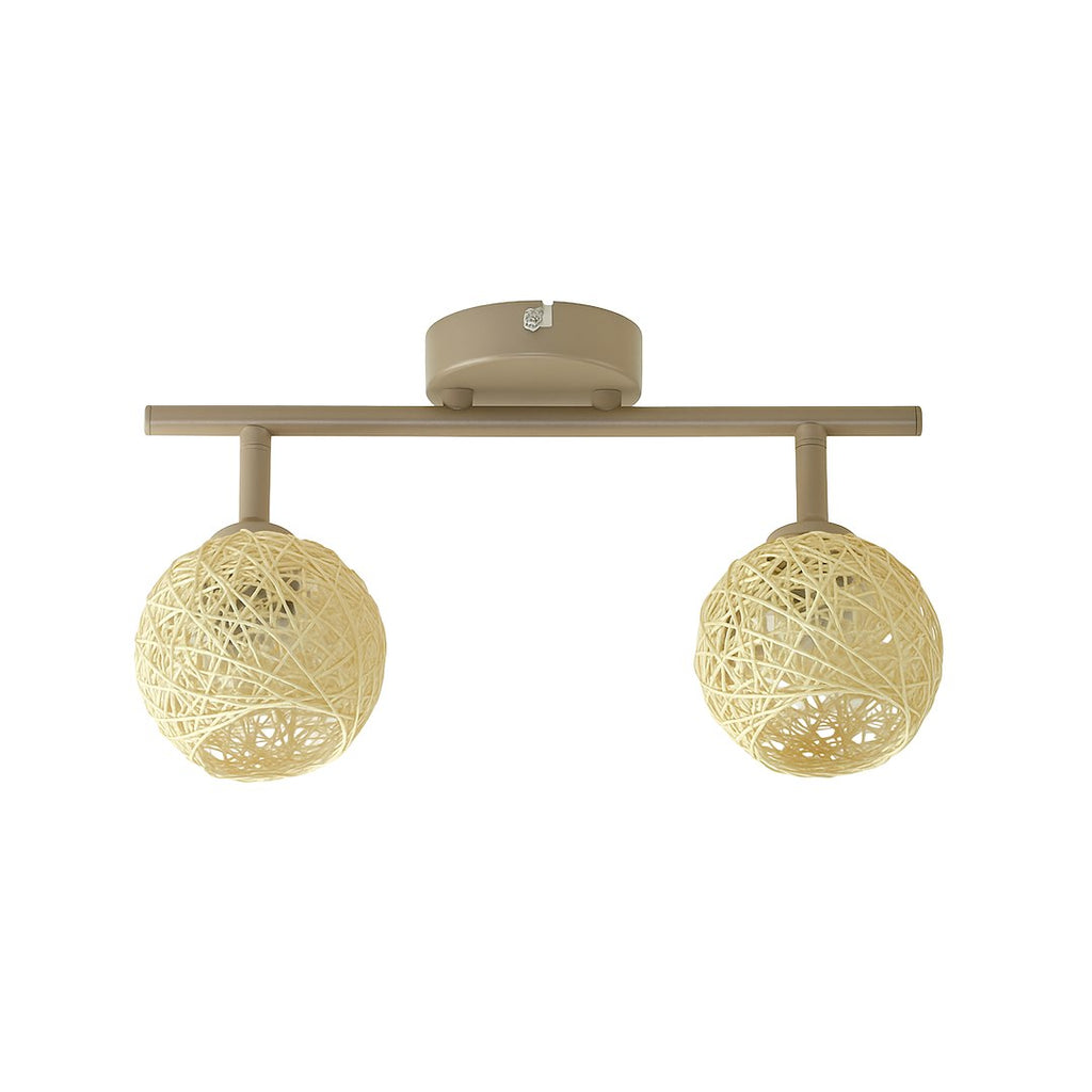 Deckenleuchte DEX (2x E14) Beige / Kaschmir - Milagro