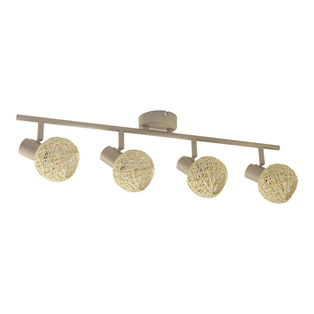 Deckenleuchte DEX (4x E14) Beige / Kaschmir - Milagro