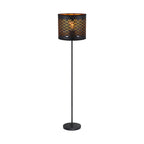 Stehleuchte MORGAN (1x E27) Schwarz & Gold - Milagro