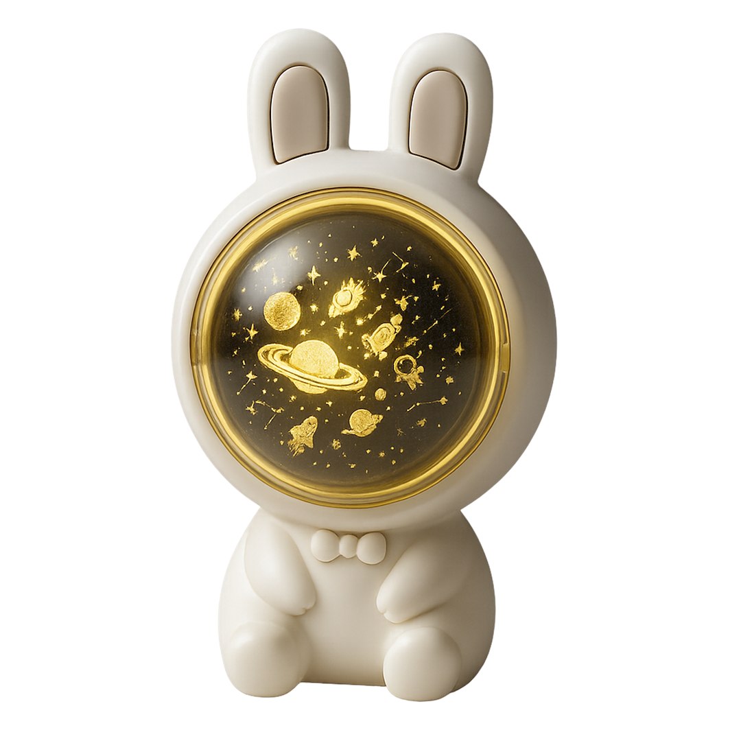 Kinder-Tischleuchte Dekolampe Projektor ASTRONAUT (Akku & USB) - Milagro