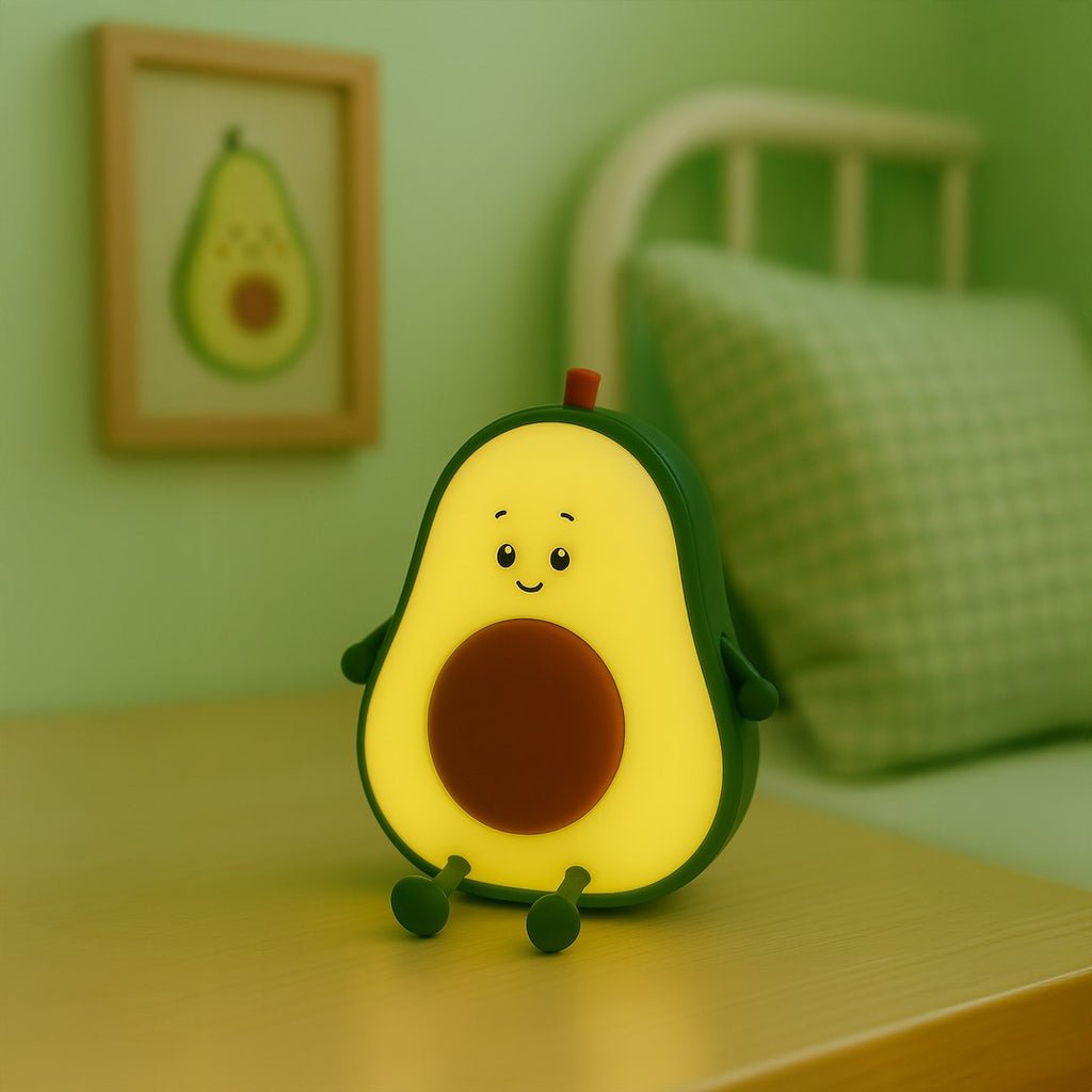 Kinder-Tischleuchte Dekolampe AVOKADO (Akku & USB) - Milagro