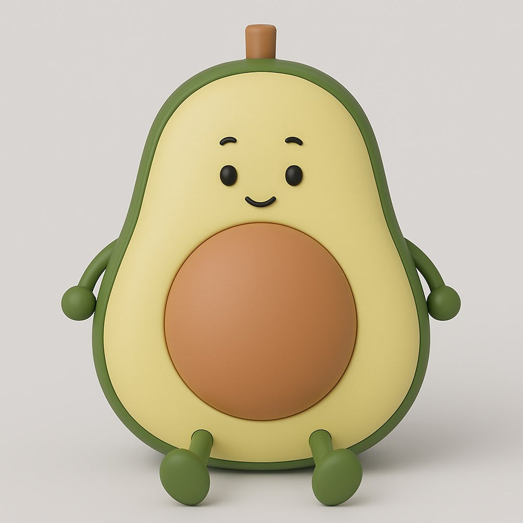 Kinder-Tischleuchte Dekolampe AVOKADO (Akku & USB) - Milagro