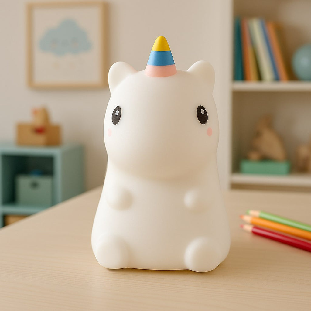 Kinder-Tischleuchte Dekolampe EINHORN (Akku & USB) - Milagro