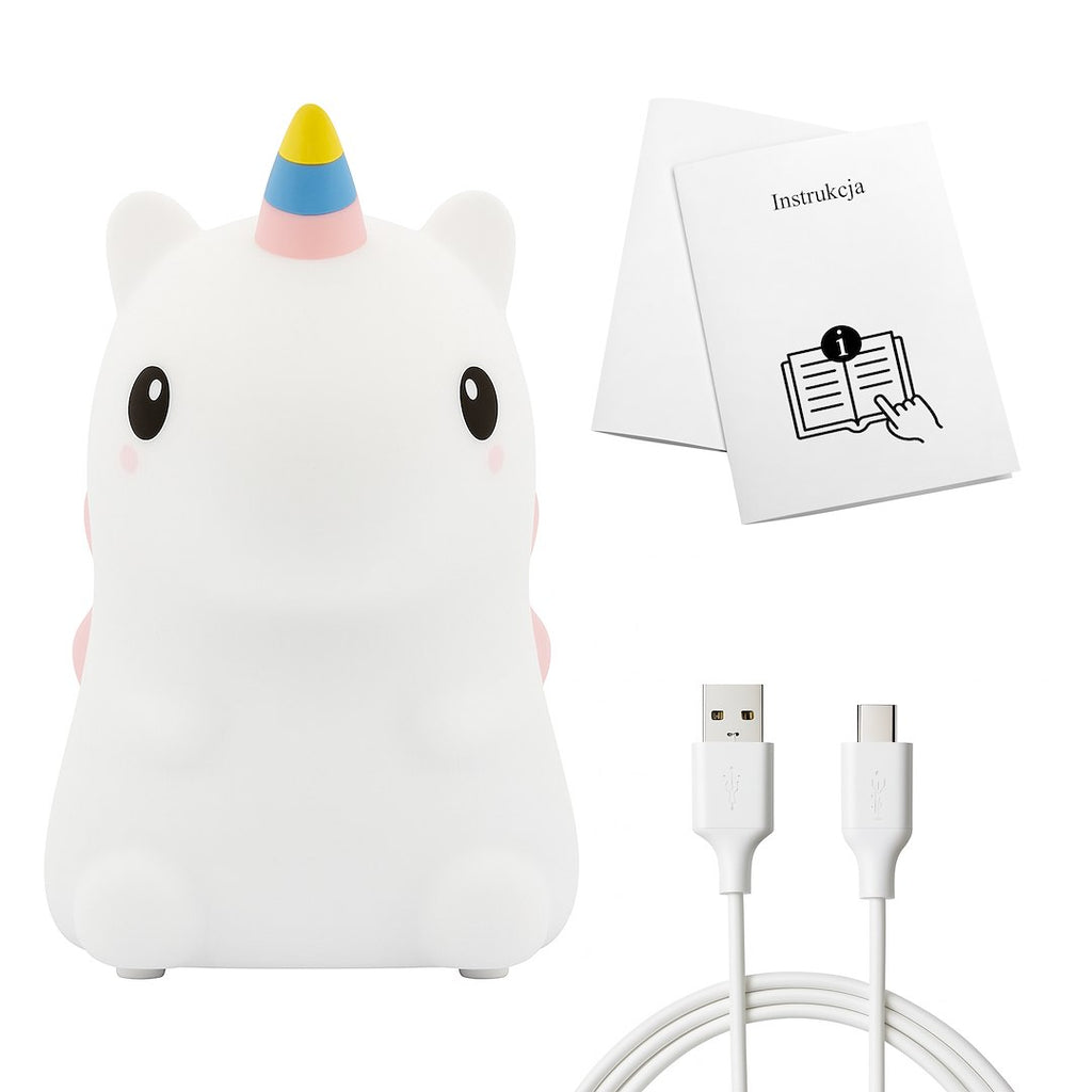 Kinder-Tischleuchte Dekolampe EINHORN (Akku & USB) - Milagro