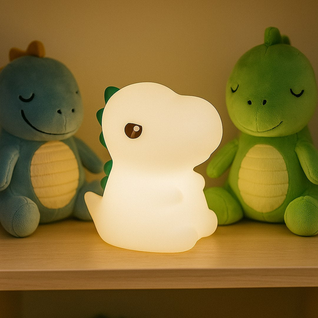 Kinder-Tischleuchte Dekolampe DINO (Akku & USB) - Milagro