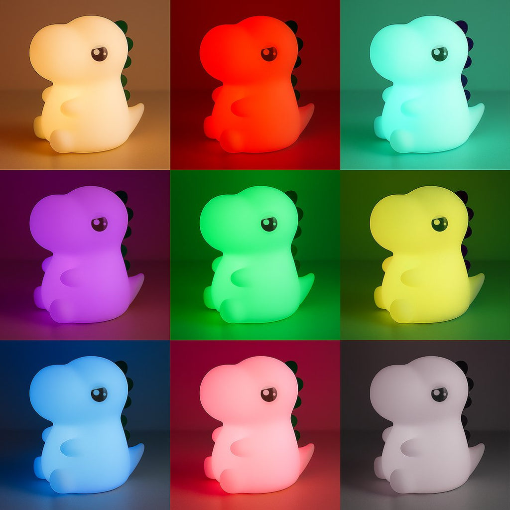 Kinder-Tischleuchte Dekolampe DINO (Akku & USB) - Milagro