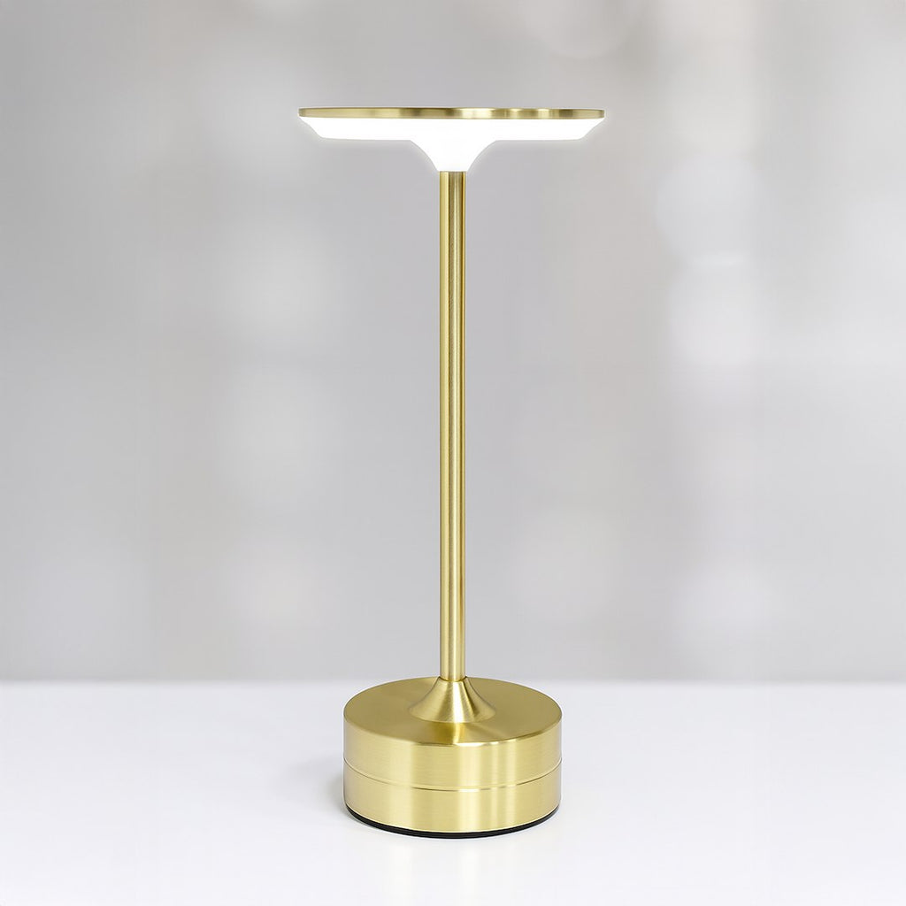Akku Tischleuchte TAVOLO Gold – Milagro