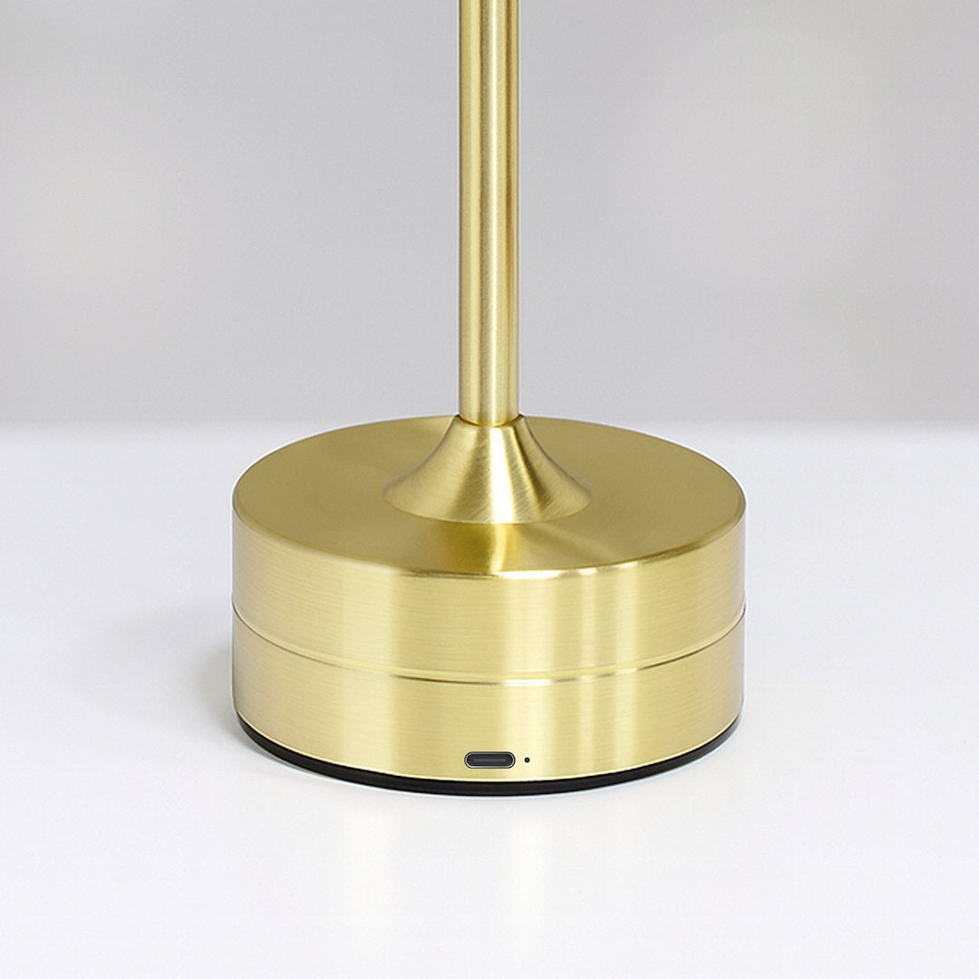 Akku Tischleuchte TAVOLO Gold – Milagro