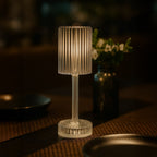 Akku Tischleuchte SIMPLE Transparent - Milagro