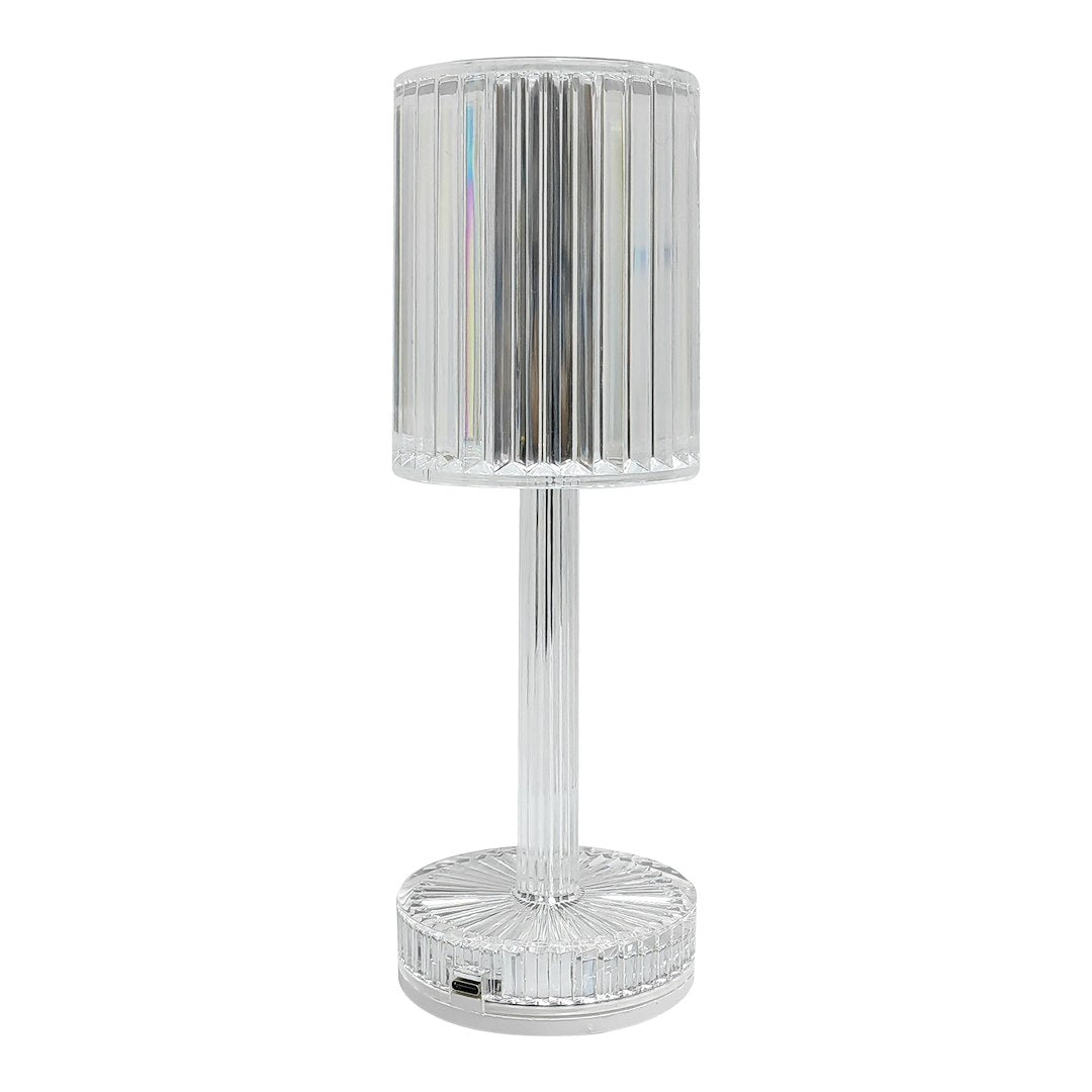 Akku Tischleuchte SIMPLE Transparent - Milagro