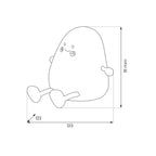 Kinder-Tischleuchte Dekolampe MANGO (Akku & USB) - Milagro