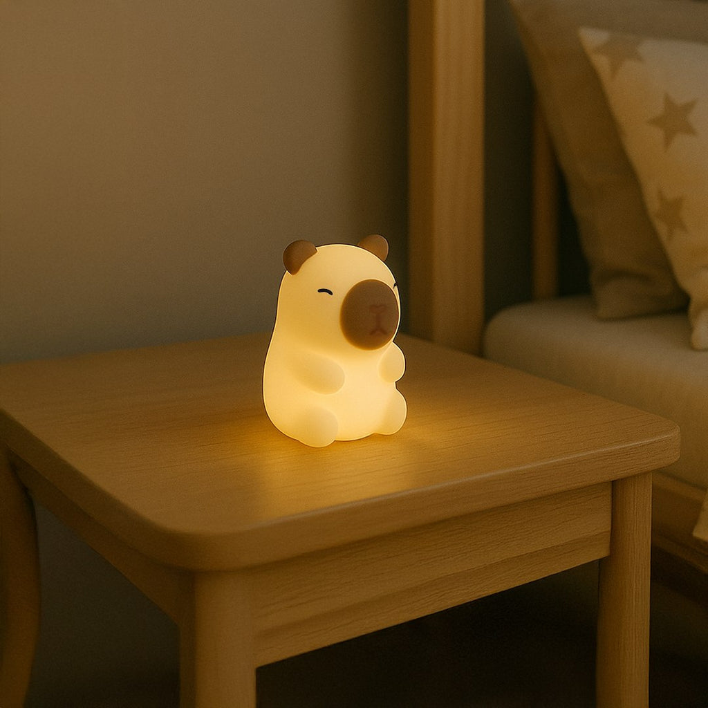 Kinder-Tischleuchte Dekolampe CAPYBARA (Akku & USB) - Milagro