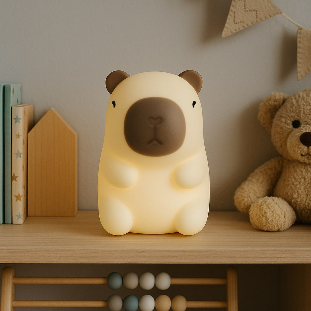 Kinder-Tischleuchte Dekolampe CAPYBARA (Akku & USB) - Milagro