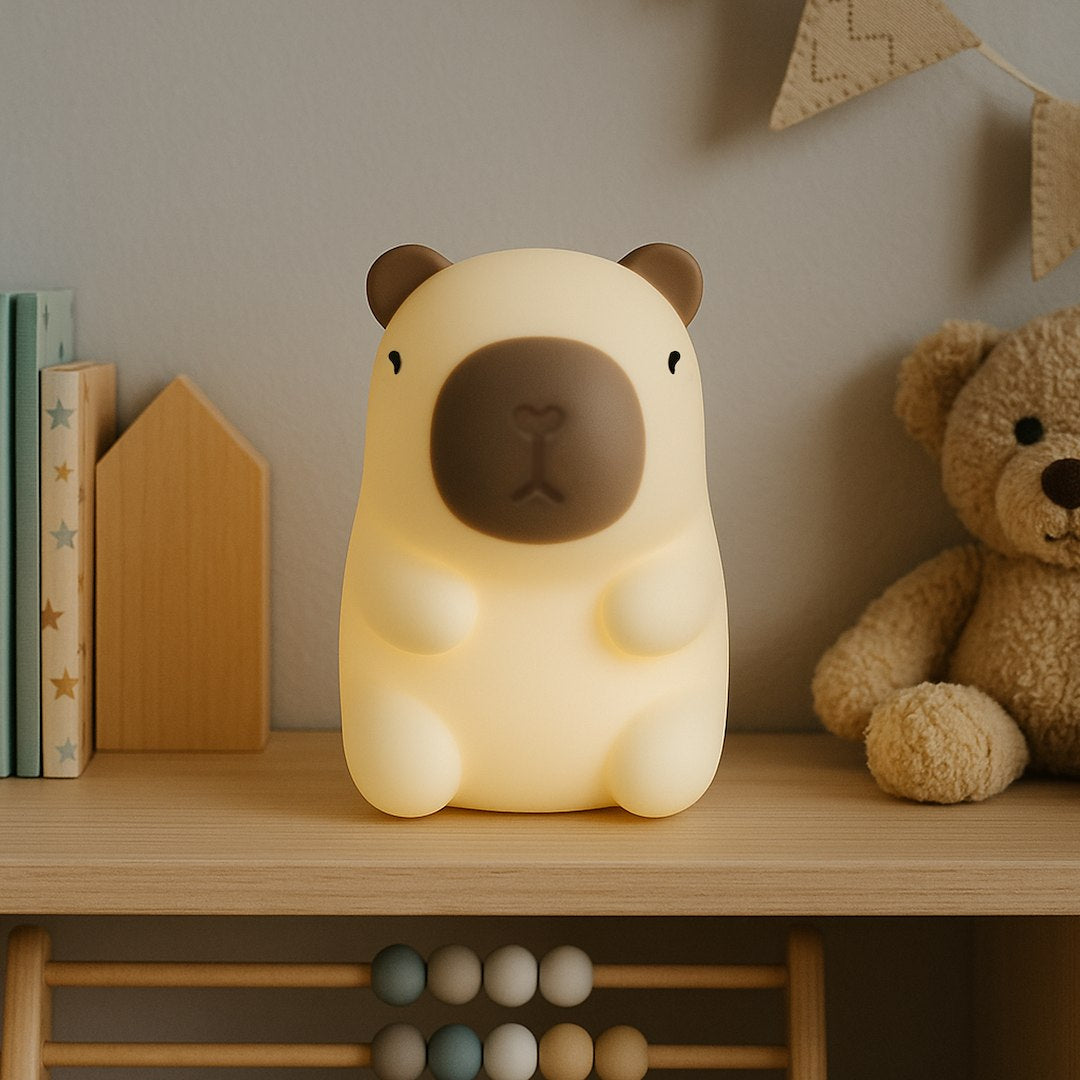 Kinder-Tischleuchte Dekolampe CAPYBARA (Akku & USB) - Milagro