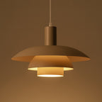 Pendelleuchte FERRO Cashmere & Beige (1x E27) - Milagro