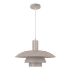 Pendelleuchte FERRO Cashmere & Beige (1x E27) - Milagro