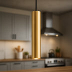 Pendelleuchte GENESIS Schwarz Gold (1x GU10) - Milagro