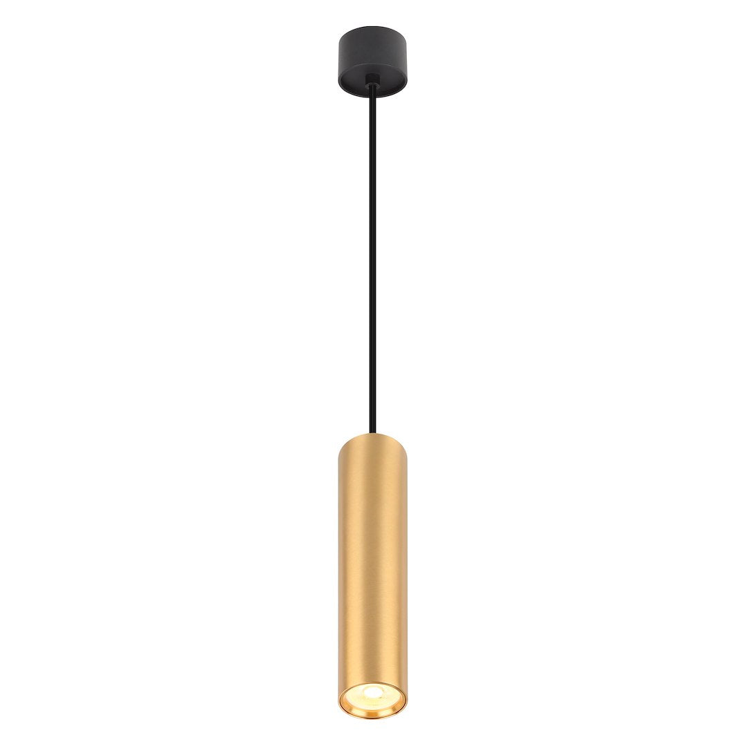 Pendelleuchte GENESIS Schwarz Gold (1x GU10) - Milagro