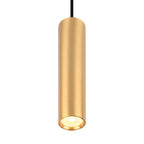 Pendelleuchte GENESIS Schwarz Gold (1x GU10) - Milagro