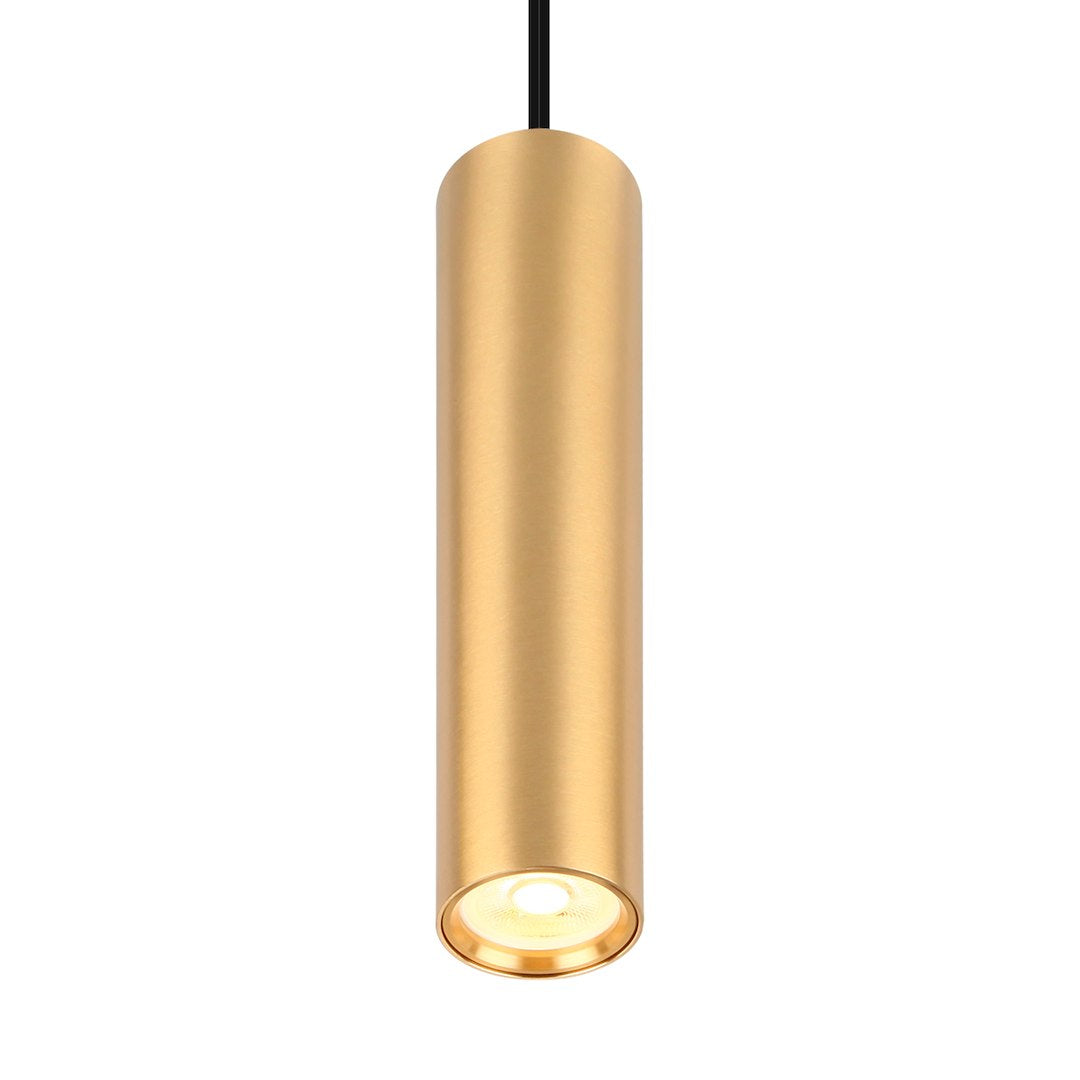 Pendelleuchte GENESIS Schwarz Gold (1x GU10) - Milagro