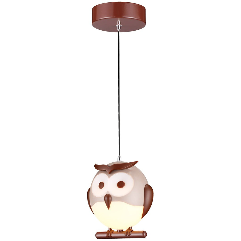Kinder Pendelleuchte OWL Eule (1x E14) - Milagro