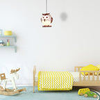 Kinder Pendelleuchte OWL Eule (1x E14) - Milagro