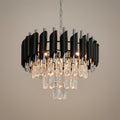 Pendelleuchte / Kronleuchter CRISTAL Chrom (5x E14) - Milagro