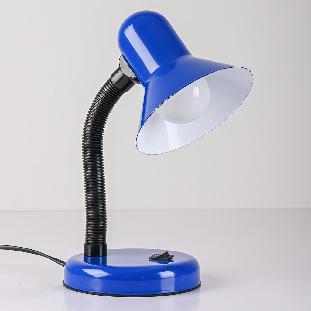 Tischleuchte Schreibtisch Mentor Blau (1x E27) - Milagro