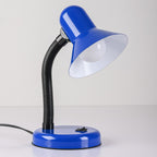 Tischleuchte Schreibtisch Mentor Blau (1x E27) - Milagro