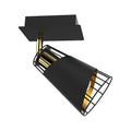 Wandleuchte RICK Schwarz & Gold (1x E14) - Milagro
