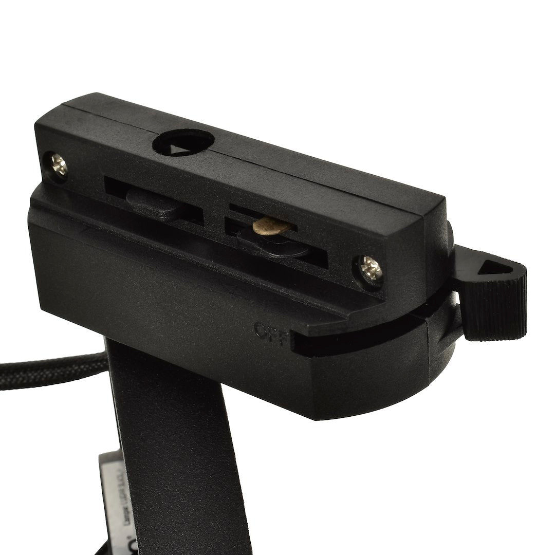 1-Phasen Spot LUGAR Track Schwarz (1x AR111) GU10 - Milagro